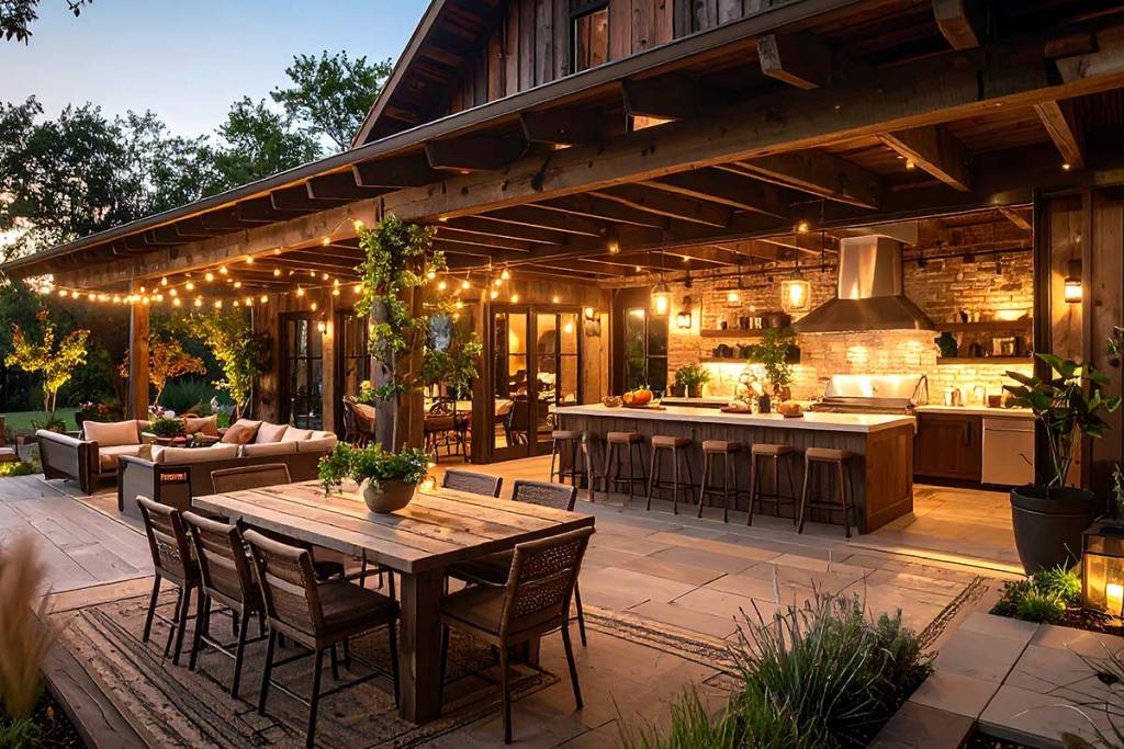 Indoor–outdoor Living Spaces Top Trends In Weatherford Texas Home Remodels Live Edge Carpentry Parker County TX
