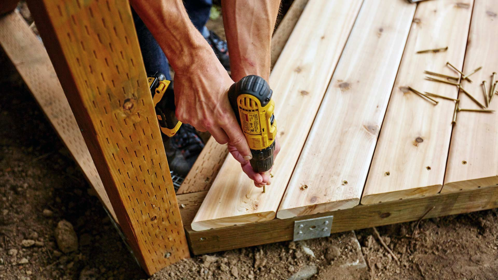 Outdoor Living Space Parker County Live Edge Carpentry