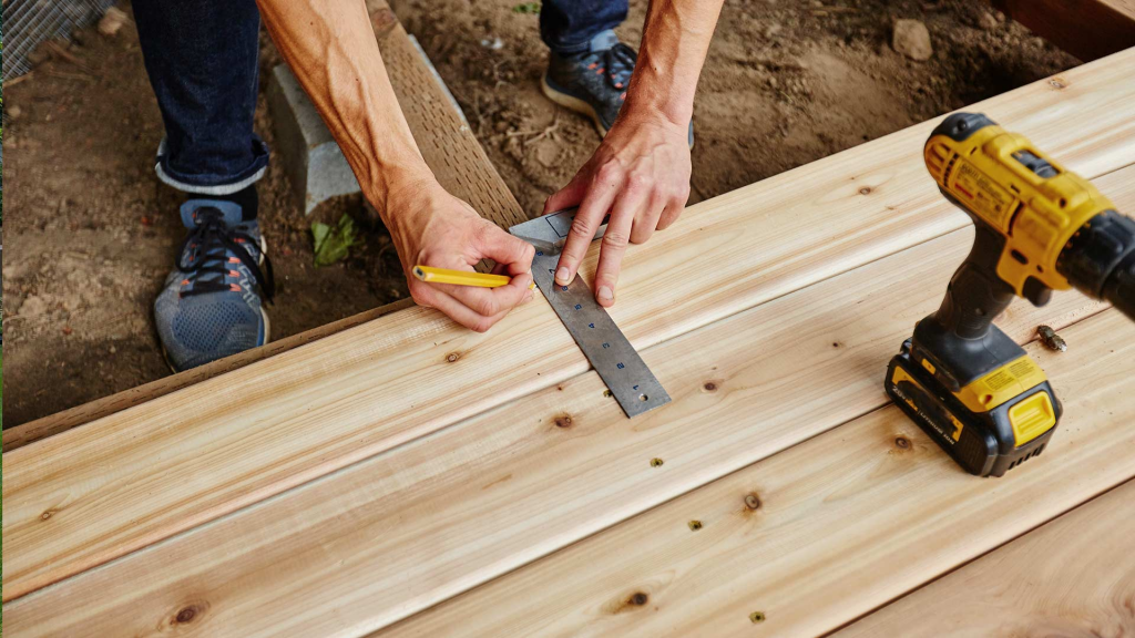 Wood Deck Installation Weatherford Texas Live Edge Carpentry
